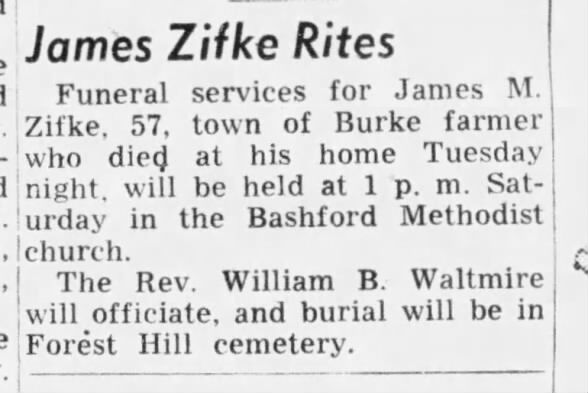 James obituary